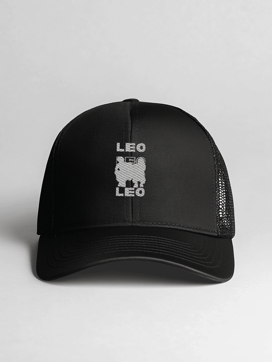 Stylish LEO Cap with Unique Animated Figures Design