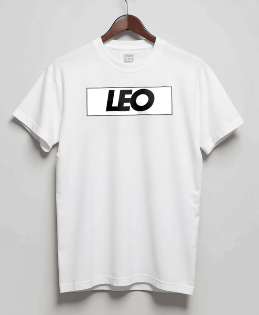 Stylish Personalized LEO T-Shirt - Modern Minimalist Design