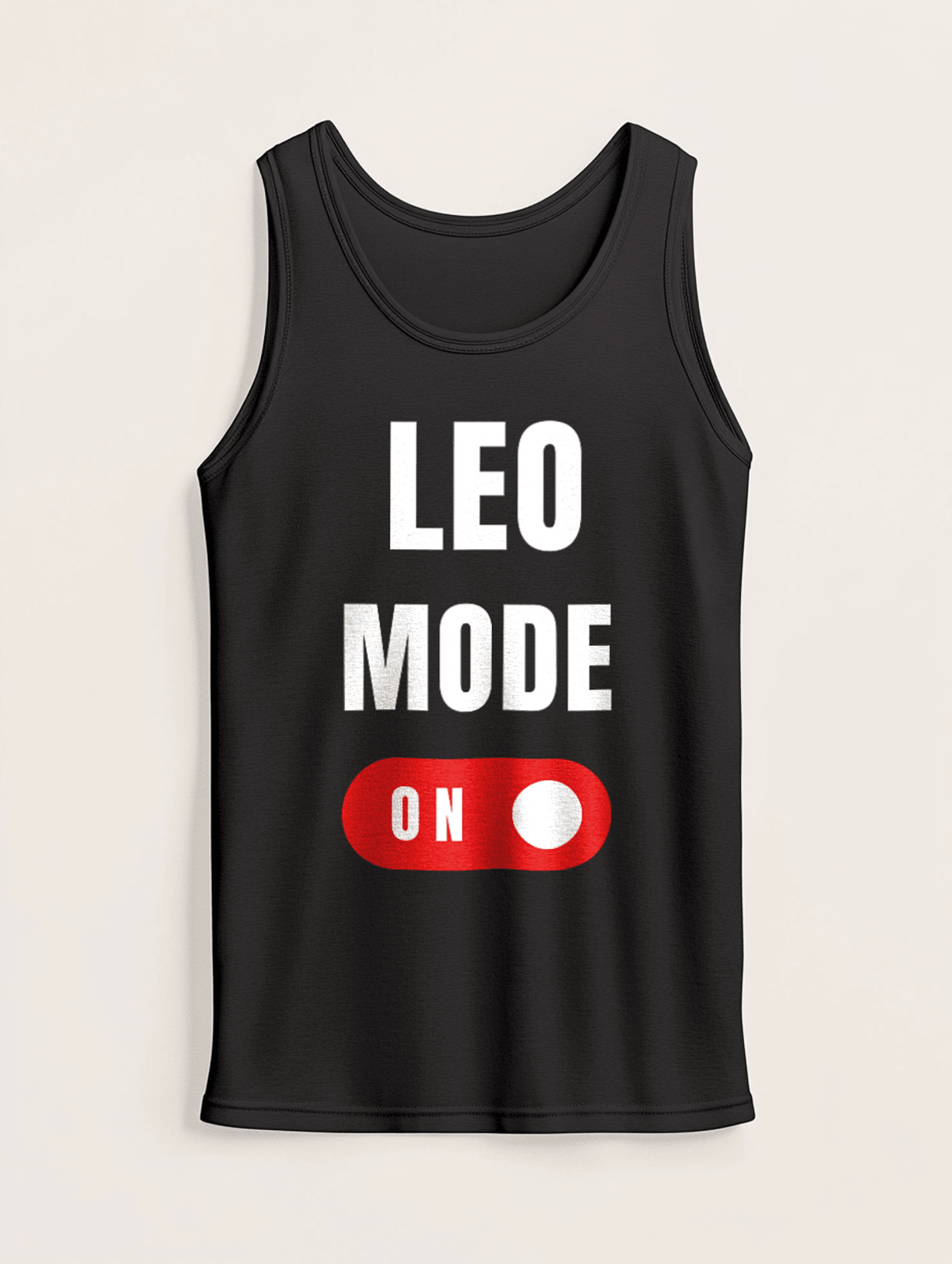 LEO Personalized Tank Top - 'MODE ON' Design