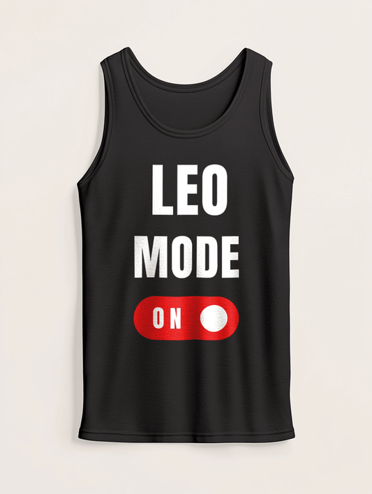 LEO Personalized Tank Top - 'MODE ON' Design