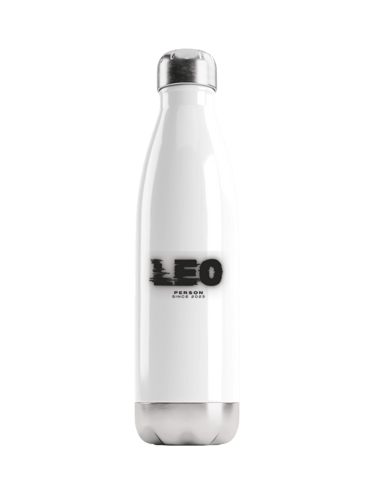 Personalized LEO Water Bottle – Sleek Modern Design