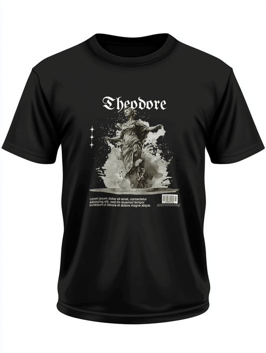 THEODORE Personalized Shirt with Artistic Statue Design