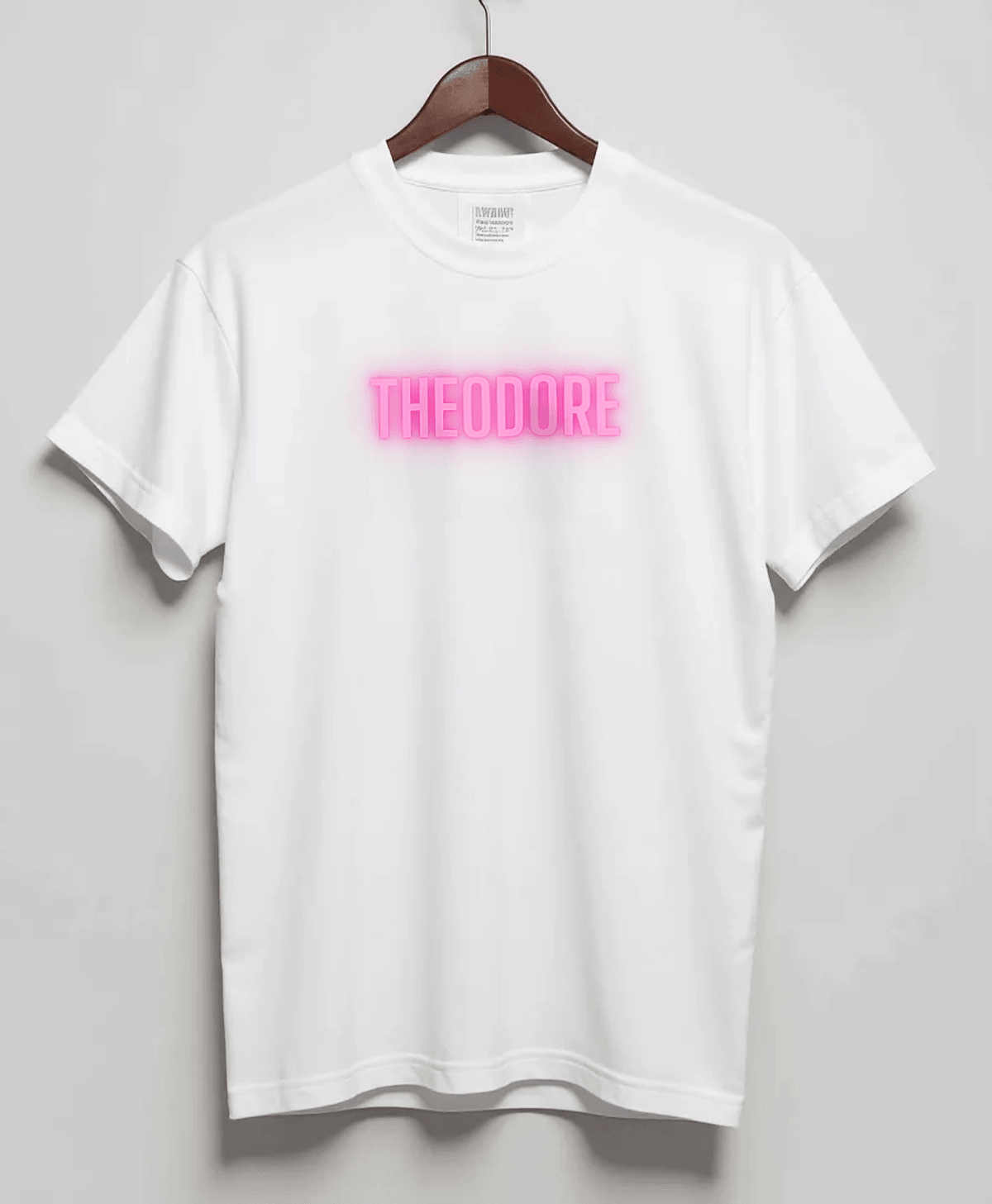 THEODORE's Personalized Pink & Green T-Shirt
