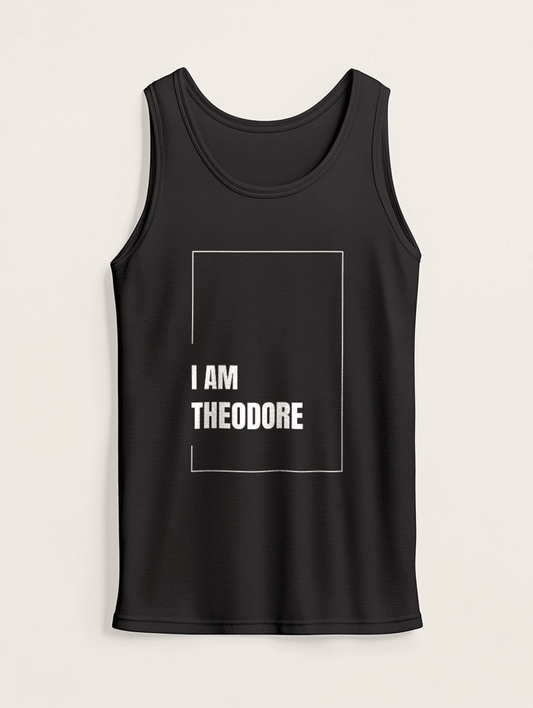 THEODORE Personalized Tank Top - Minimalist Design