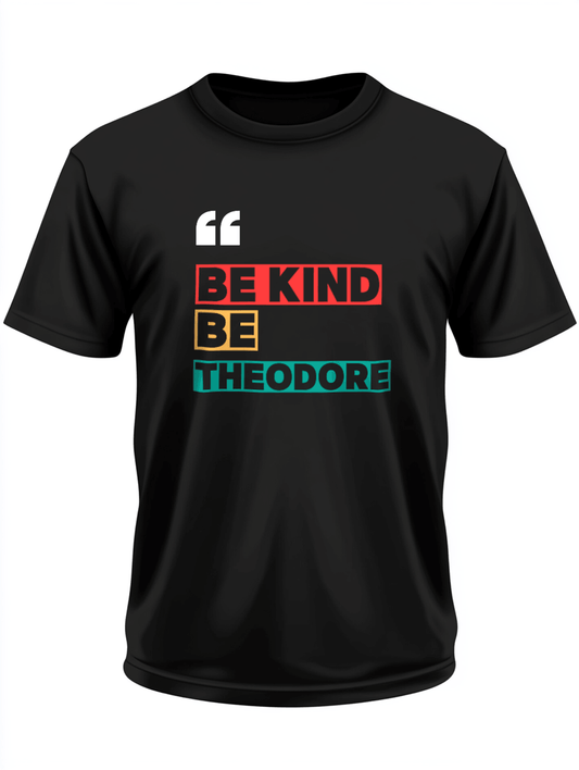 THEODORE Motivational T-Shirt: Be Kind Be THEODORE