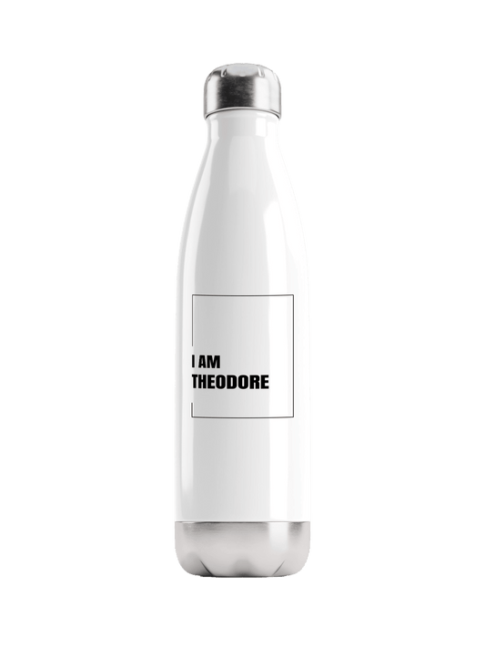THEODORE Personalized Water Bottle - Minimalist Design