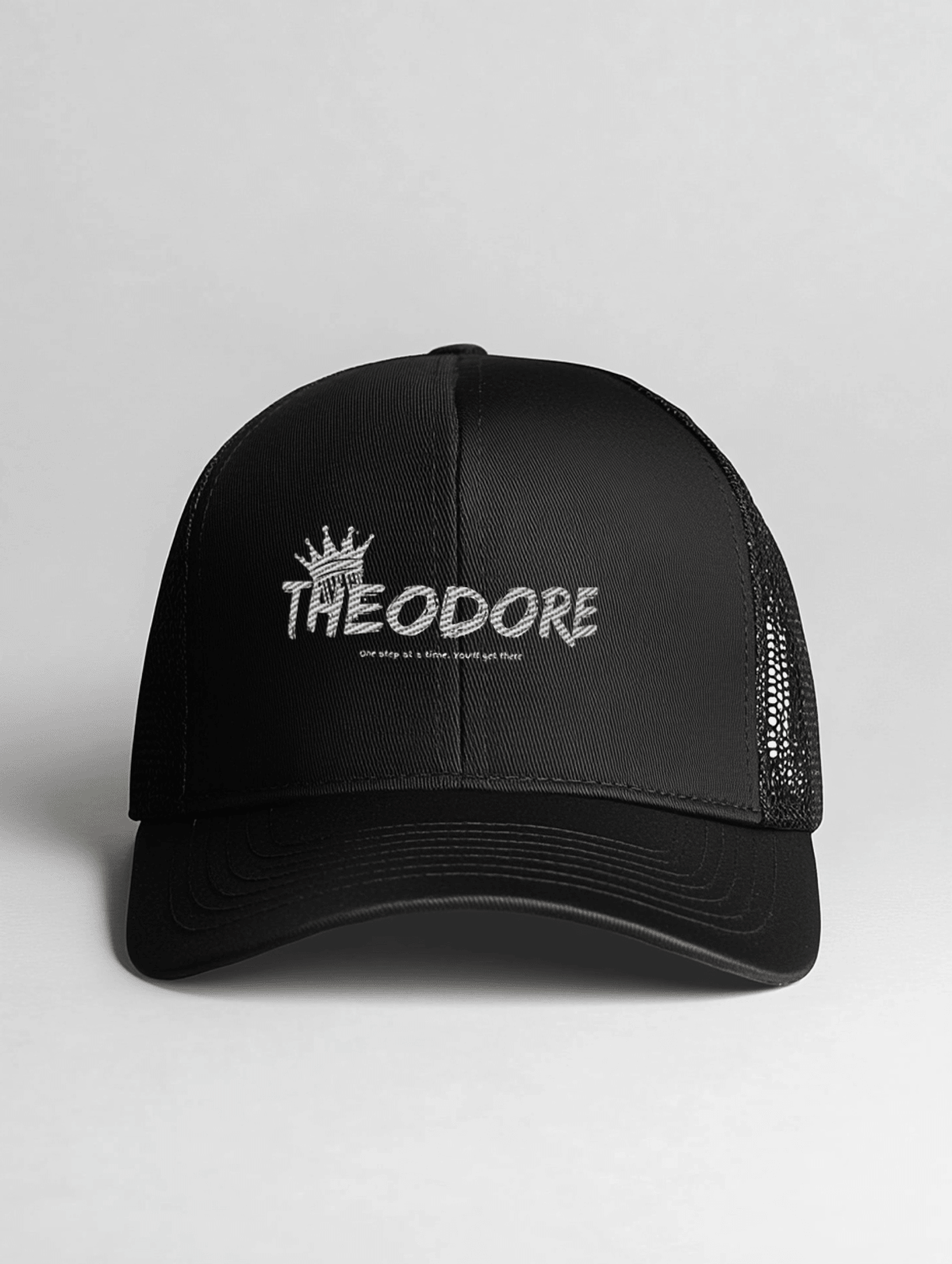 THEODORE Personalized Crown Cap - Black