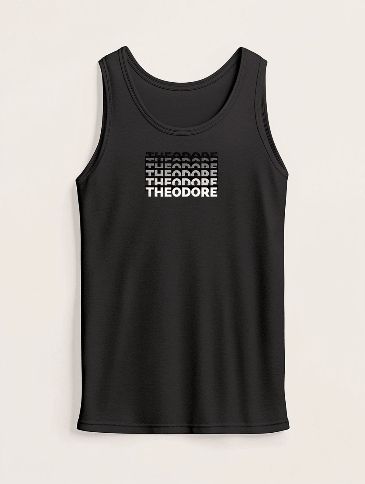 THEODORE Personalized Tank Top - Bold Design