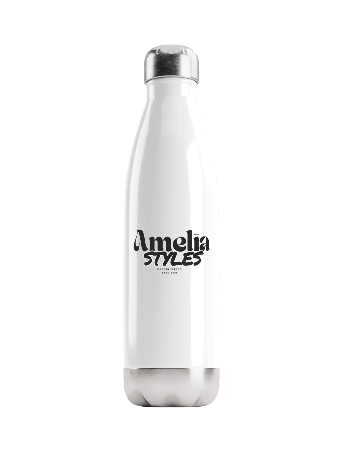 AMELIA Personalized Water Bottle - Sleek Design