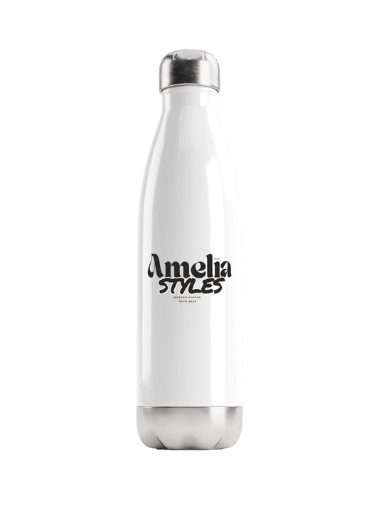 AMELIA Personalized Water Bottle - Sleek Design