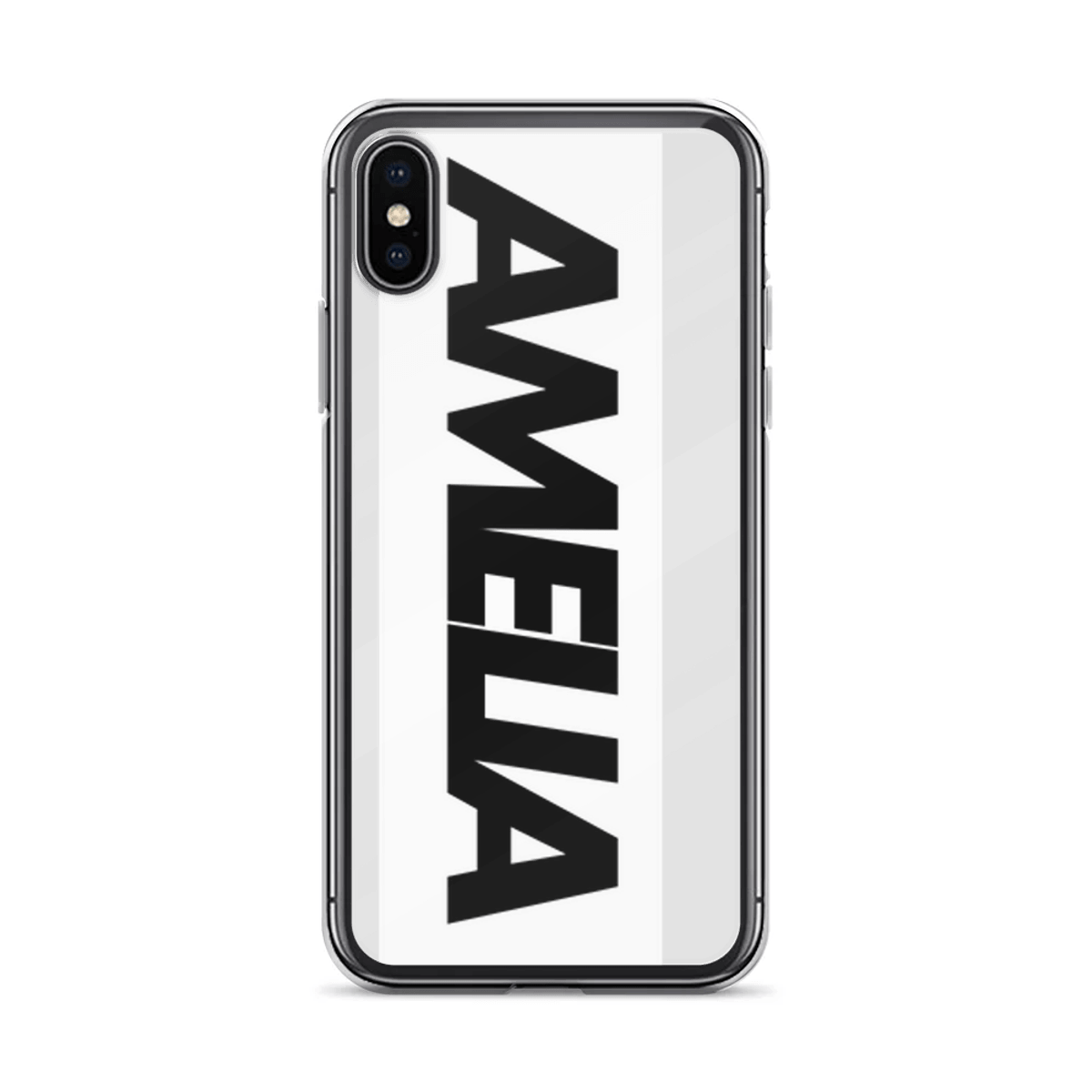 AMELIA Personalized Phone Case - Black & White Design