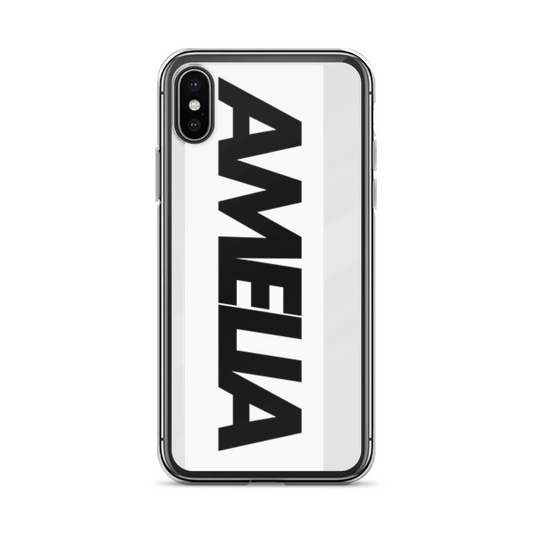 AMELIA Personalized Phone Case - Black & White Design