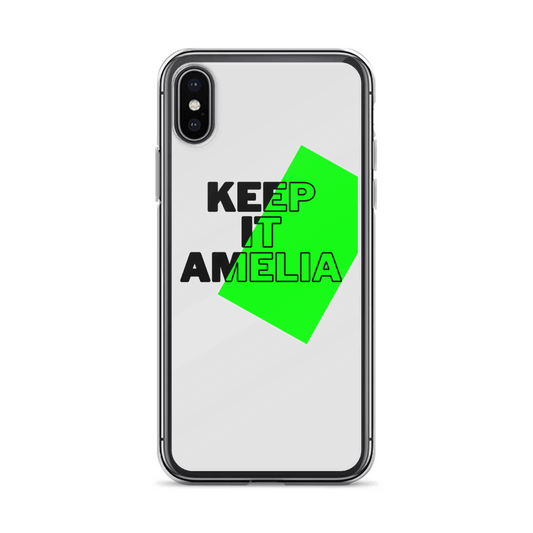 AMELIA Phone Case - Bold, Green Text