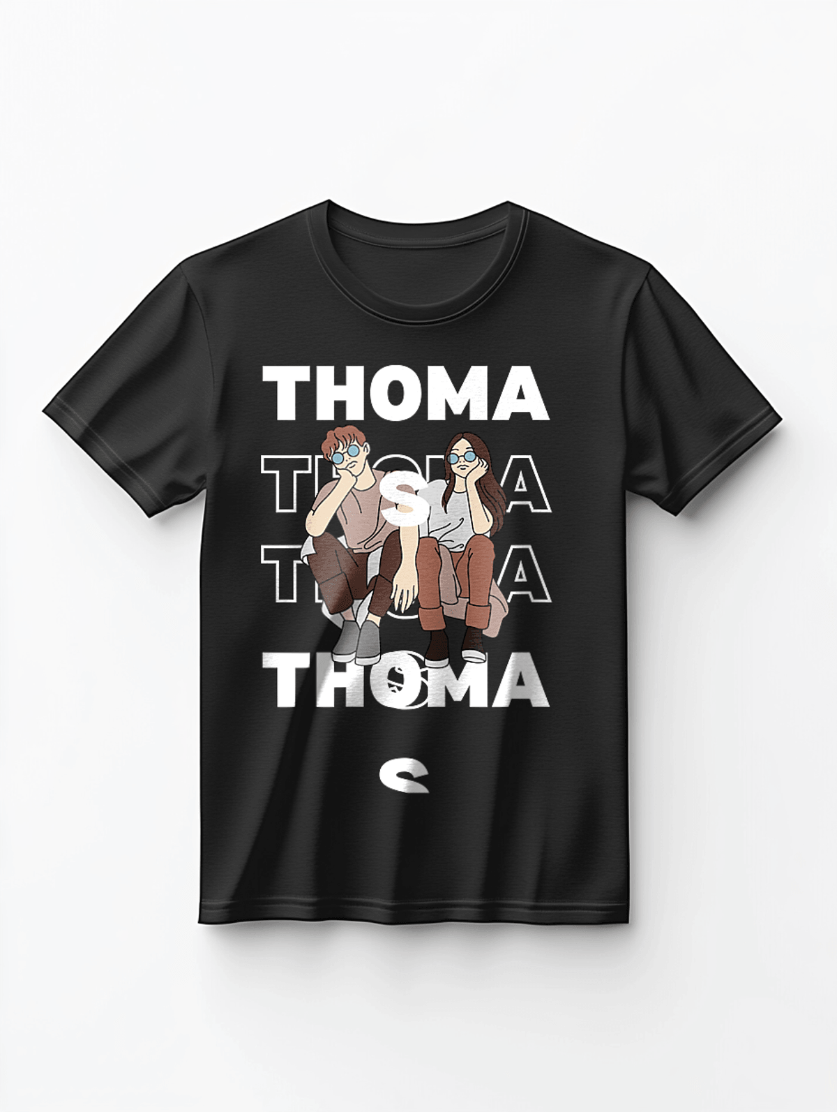 THOMAS Personalized T-Shirt - Bold Modern Design