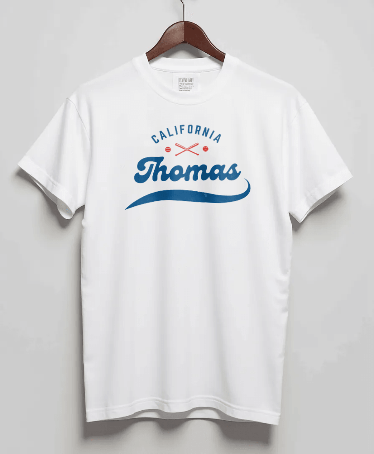 THOMAS's California-Themed Personalized T-Shirt
