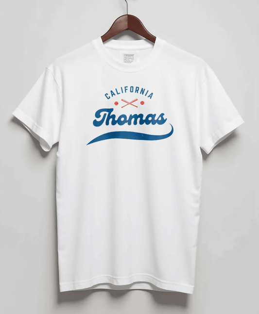 THOMAS's California-Themed Personalized T-Shirt