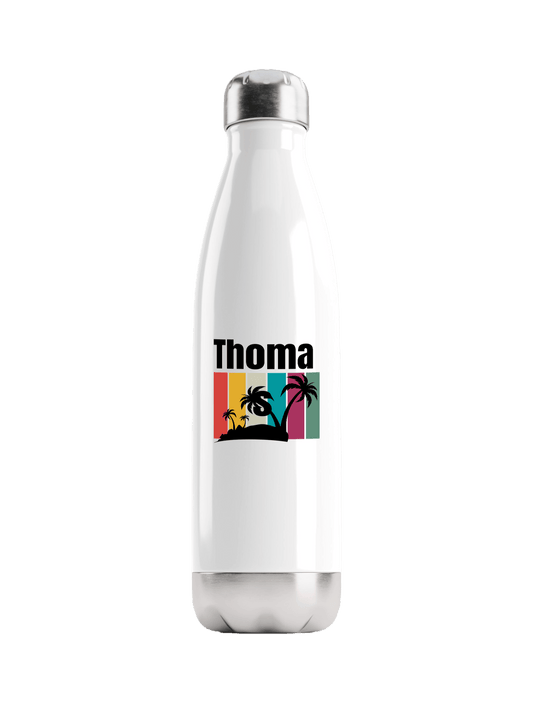 THOMAS Tropical Island Personalized Water Bottle