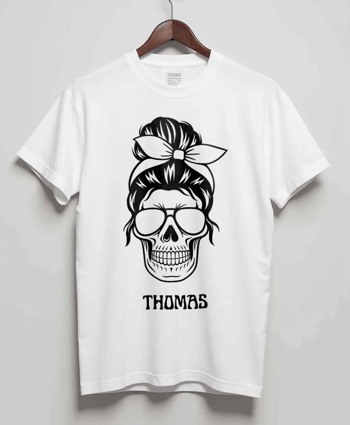 THOMAS Personalized Skull Design Tee