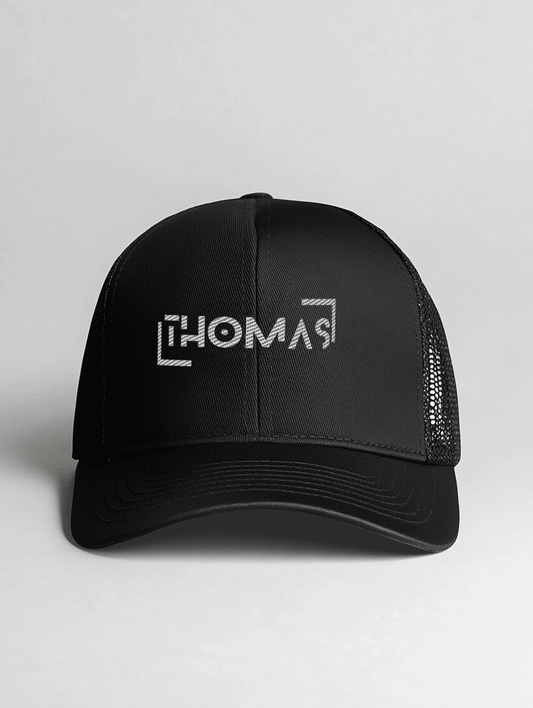 THOMAS Personalized Cap - Sleek Black Design