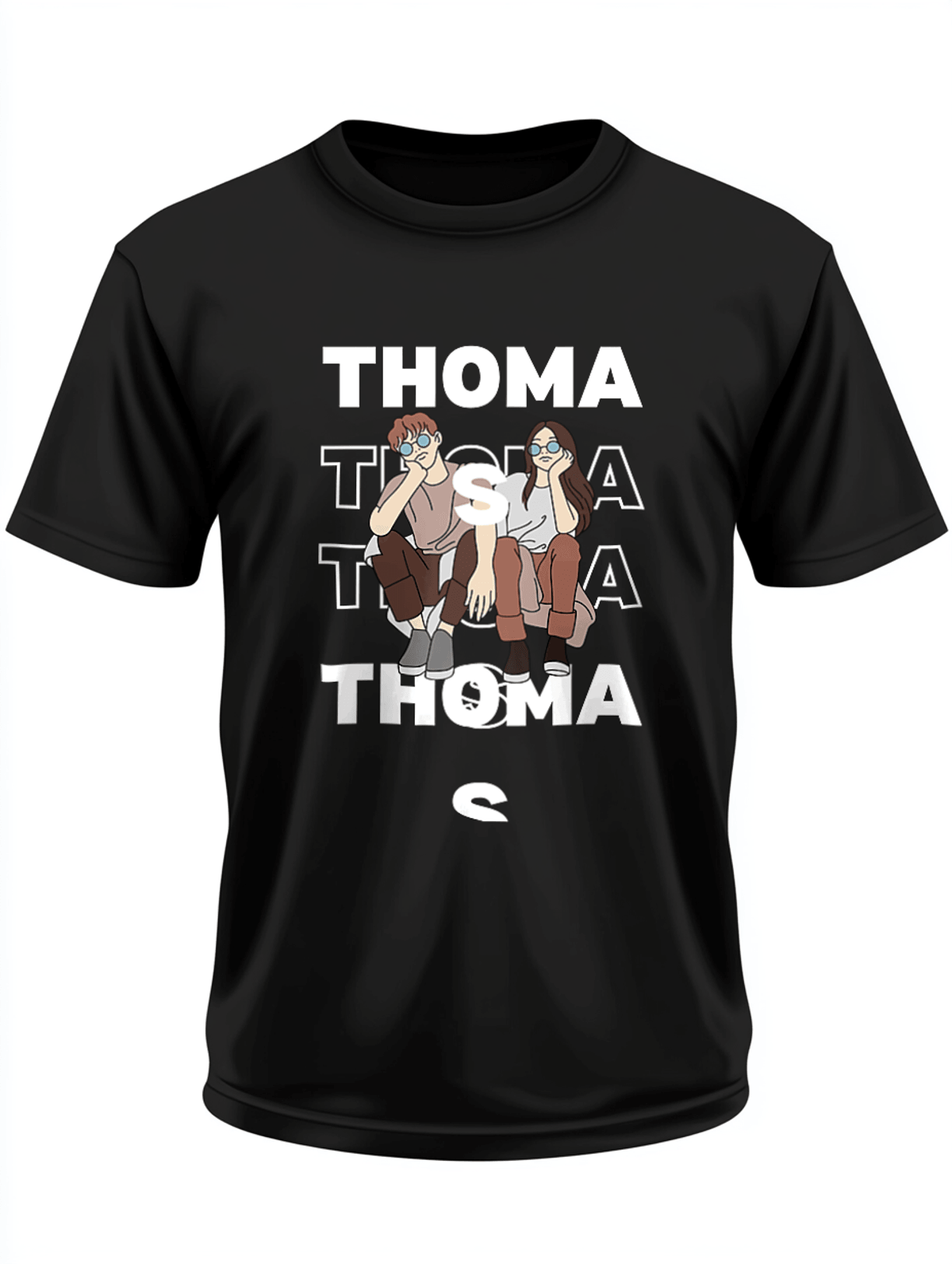 THOMAS Personalized Tee - Unique Cartoon Design