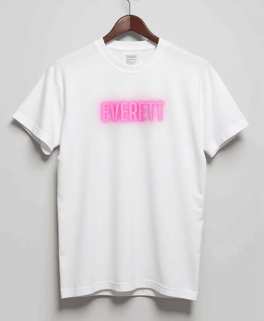 EVERETT's Personalized Pink & Green T-Shirt