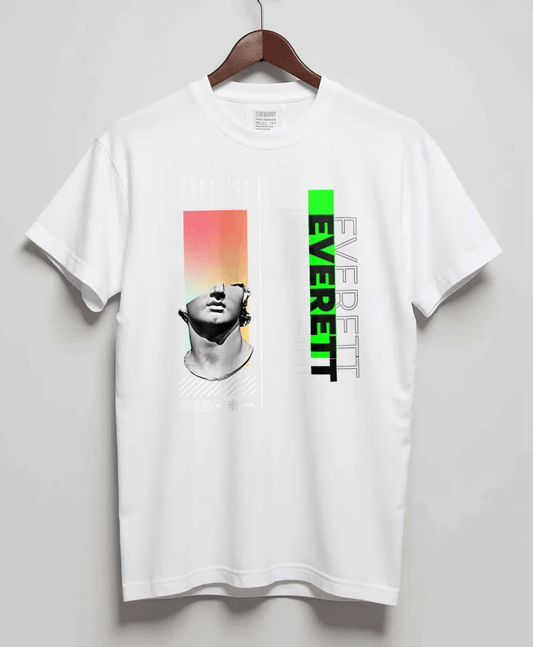 EVERETT's Artistic Collage T-Shirt