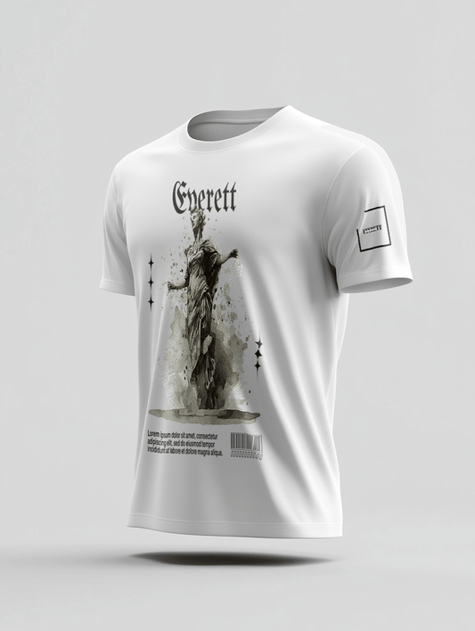 EVERETT's Personalized Art Statue T-Shirt