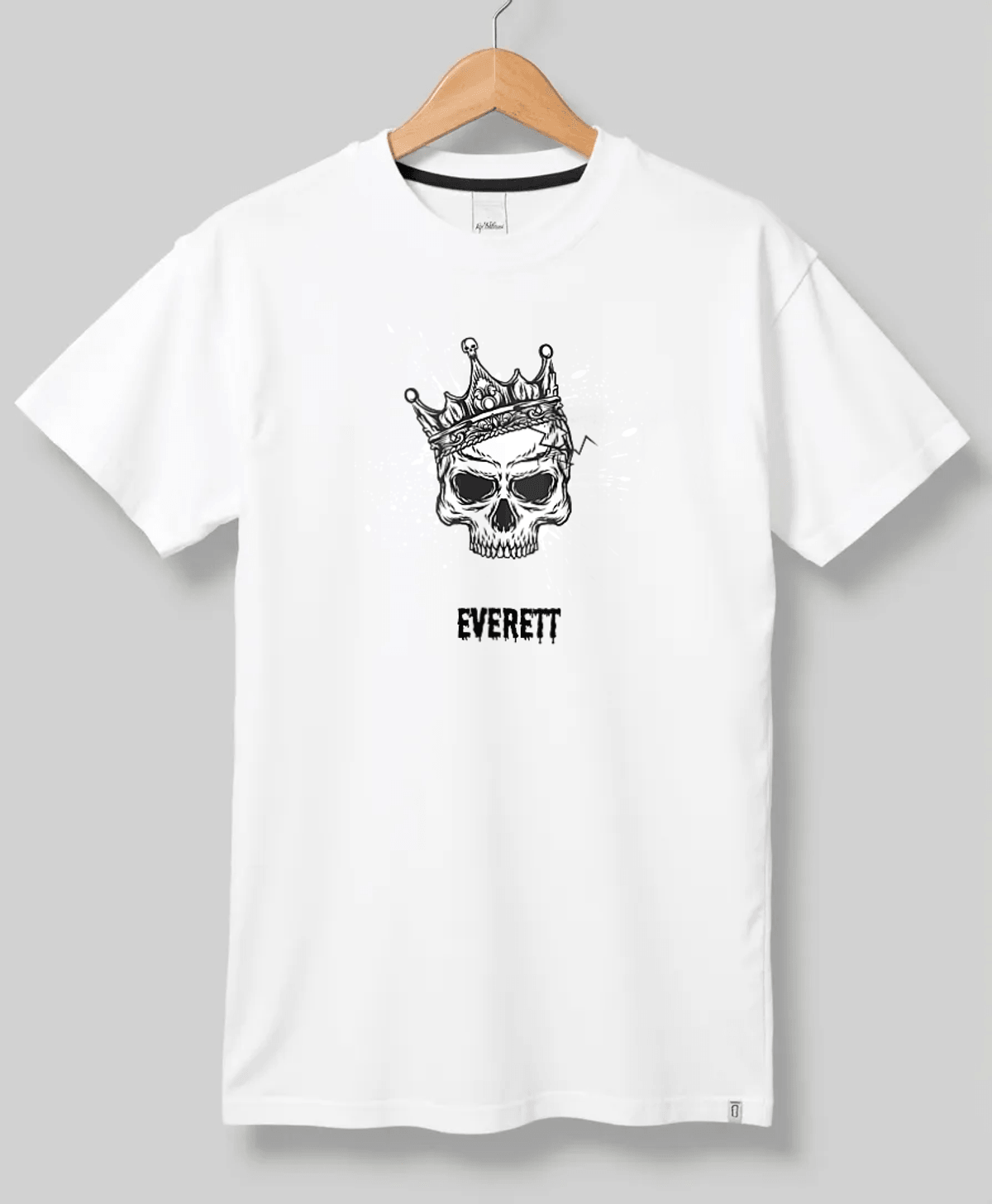 EVERETT Skull Design Tee - Personalized & Unique