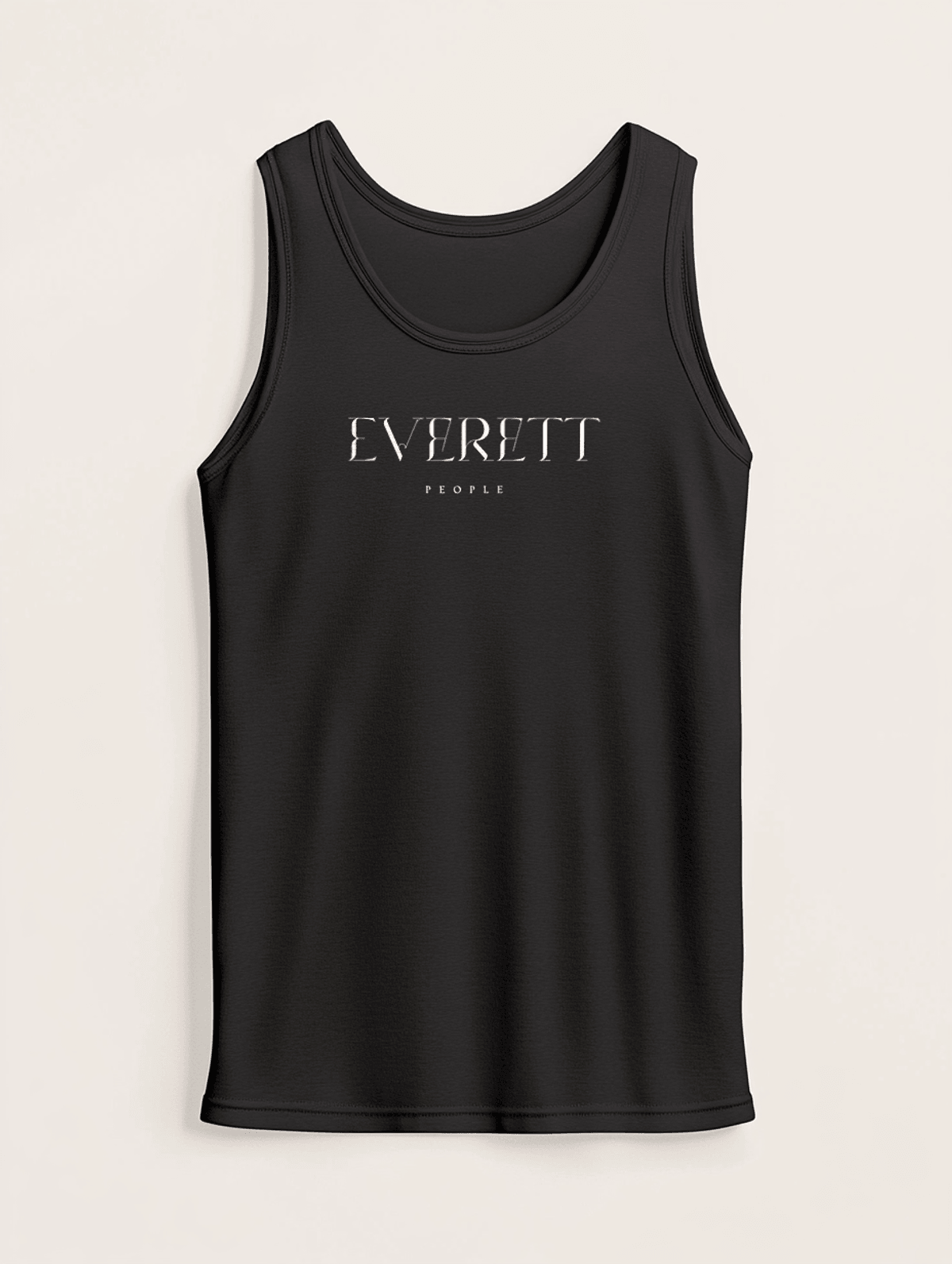 EVERETT's Sleek Black Tank Top | Personalized Style