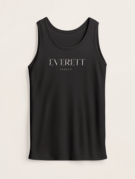 EVERETT's Sleek Black Tank Top | Personalized Style