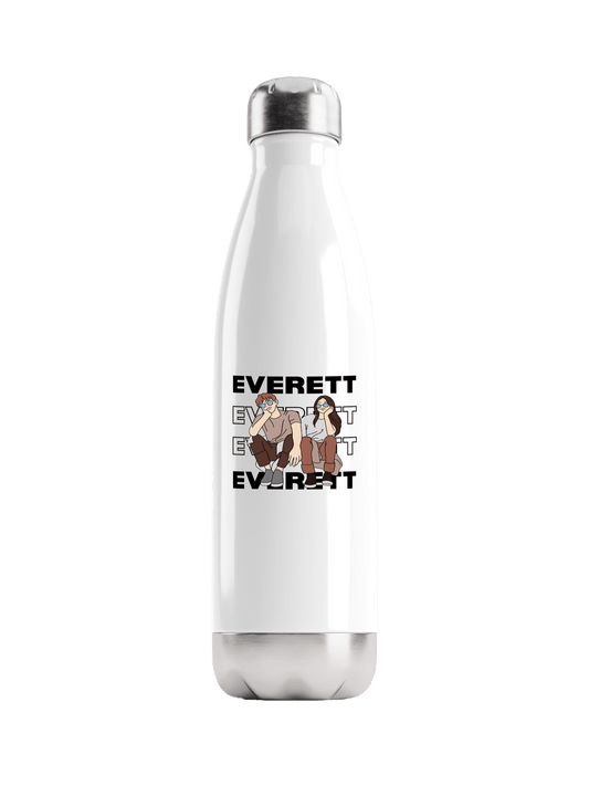EVERETT Personalized Water Bottle - Festive Design