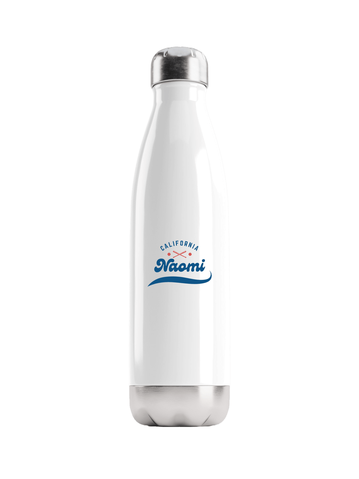 NAOMI Personalized Sleek Water Bottle