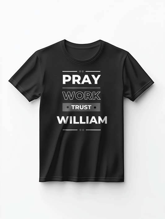 WILLIAM Personalized Inspiring Mantra T-Shirt