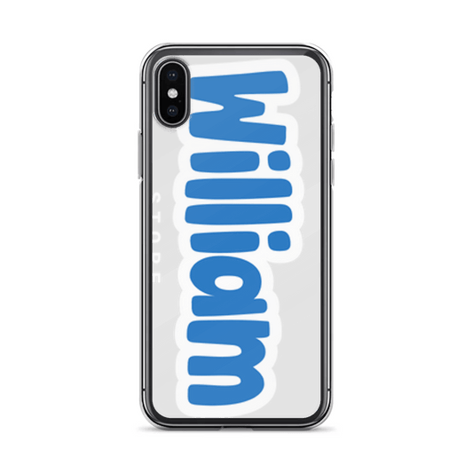 WILLIAM's Dynamic Phone Case - Bold Blue Design
