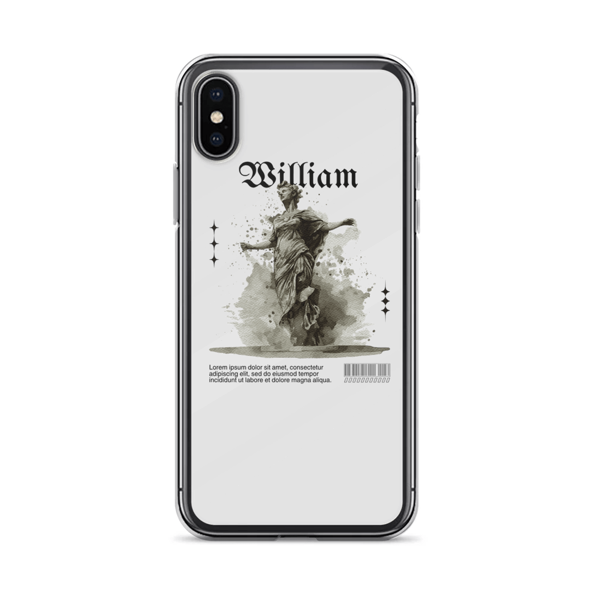 WILLIAM Classical Statue Phone Case - Personalized