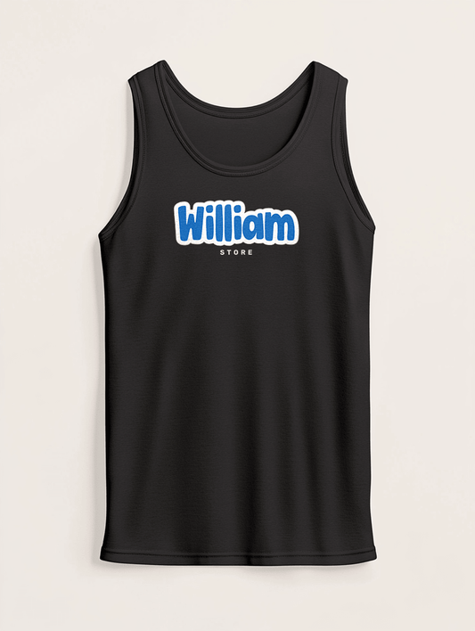 WILLIAM's Retro-Style Personalized Tank Top