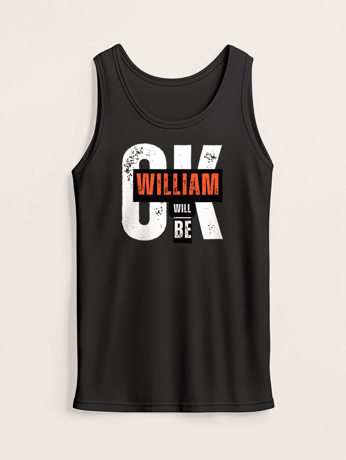 WILLIAM's Personalized Tank Top - Dynamic Design