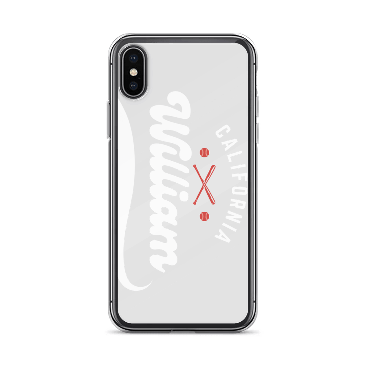 WILLIAM Baseball-Inspired Personalized Phone Case