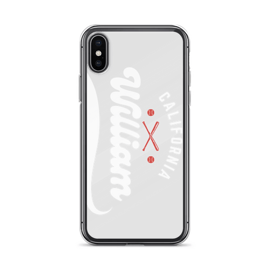 WILLIAM Baseball-Inspired Personalized Phone Case