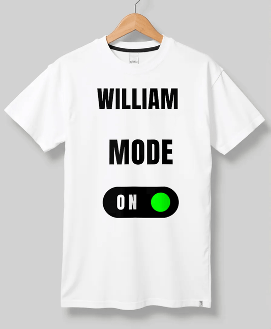 WILLIAM's Personalized T-Shirt - MODE ON Design