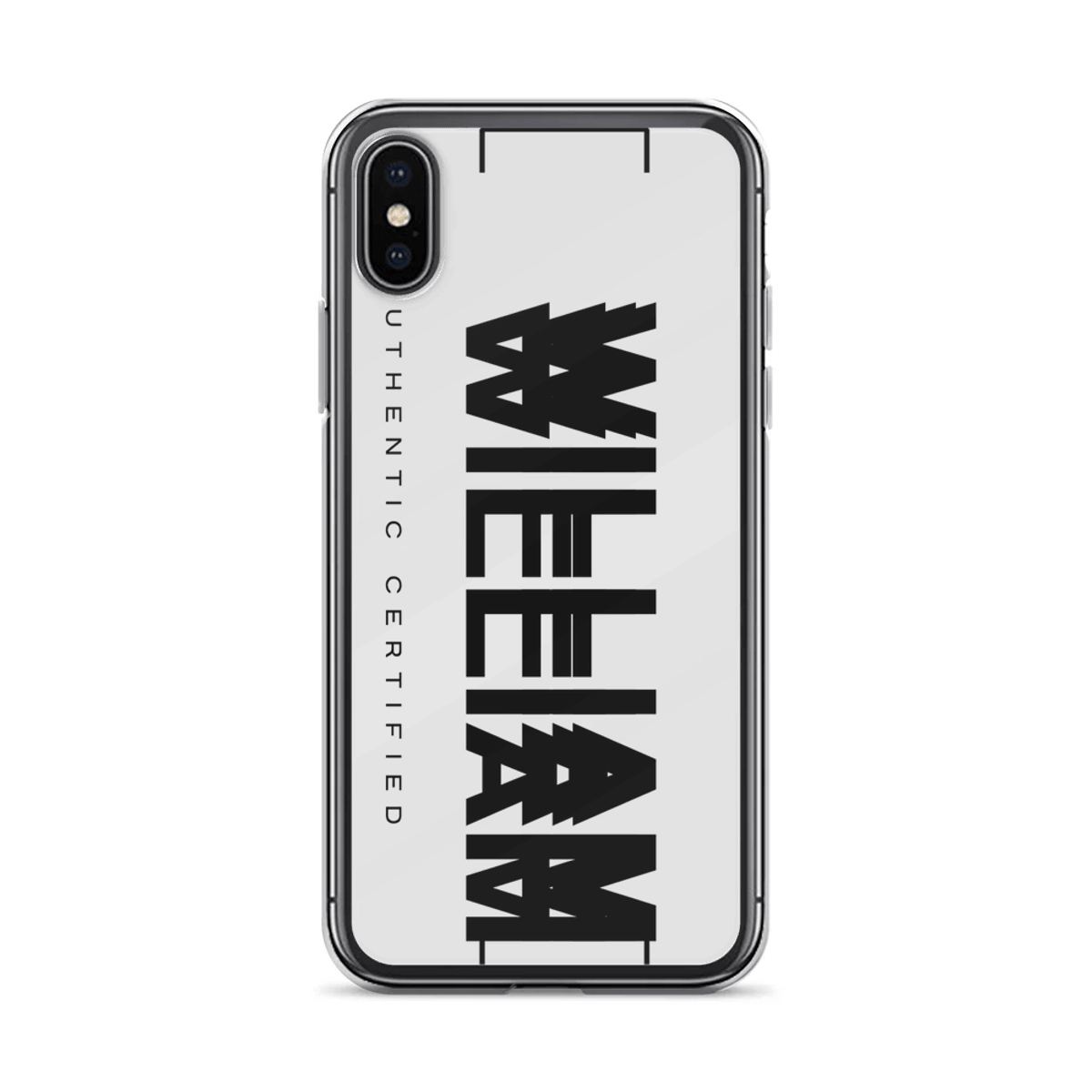 WILLIAM Phone Case - Sleek Black & Green Design