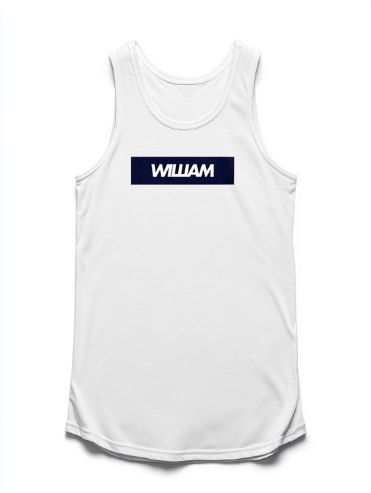 WILLIAM's Personalized Statement Tank Top