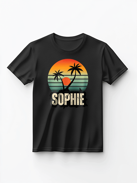 SOPHIE Personalized Summer Sunset T-Shirt