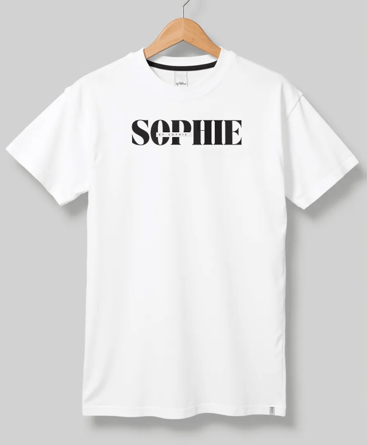 SOPHIE's Personalized Stencil-Style T-Shirt