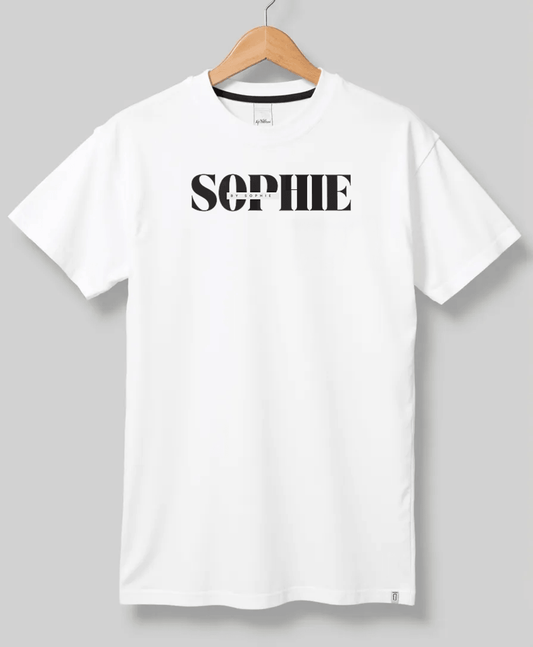 SOPHIE's Personalized Stencil-Style T-Shirt