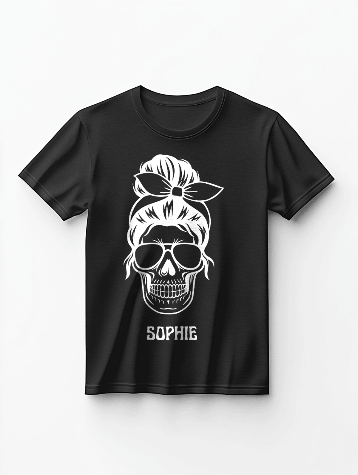 SOPHIE's Skull Design Tee with Bandana