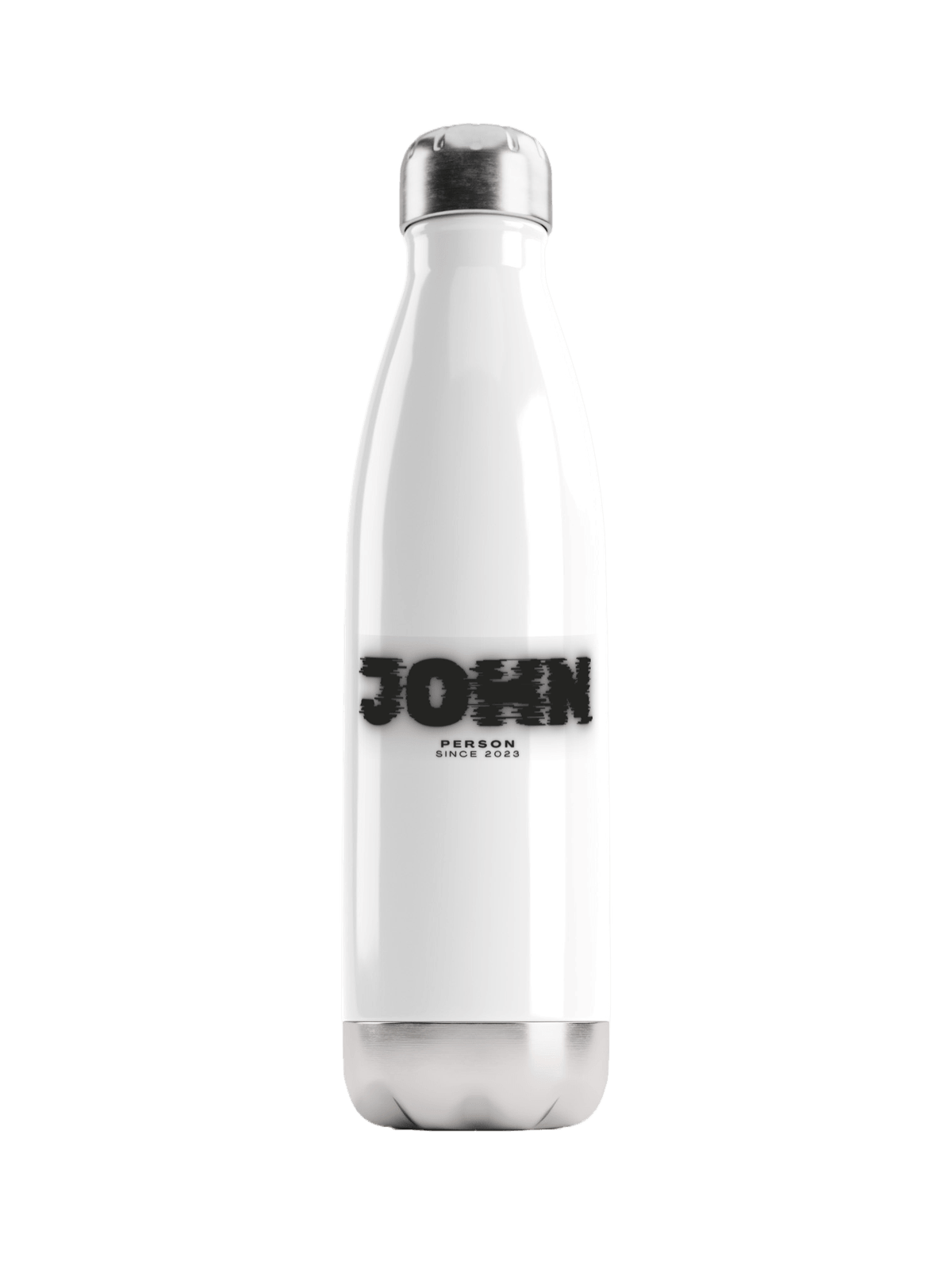 Personalized JOHN Water Bottle – Sleek Modern Design
