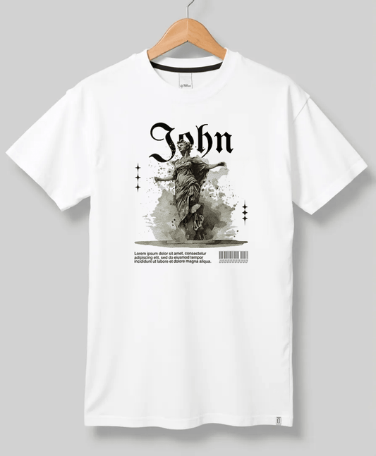 JOHN's Personalized Gothic Tee | High-Quality, Unique Design