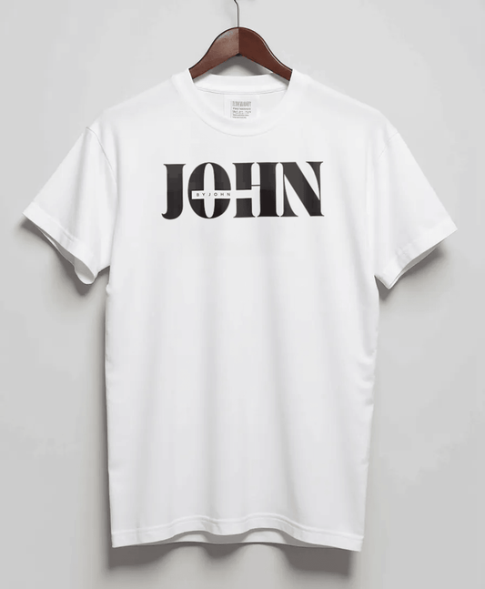 JOHN's Personalized T-Shirt - Modern Typography