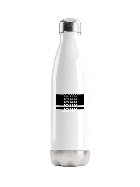 JOHN Custom Water Bottle - Stylish & Personalized Hydration Accessory